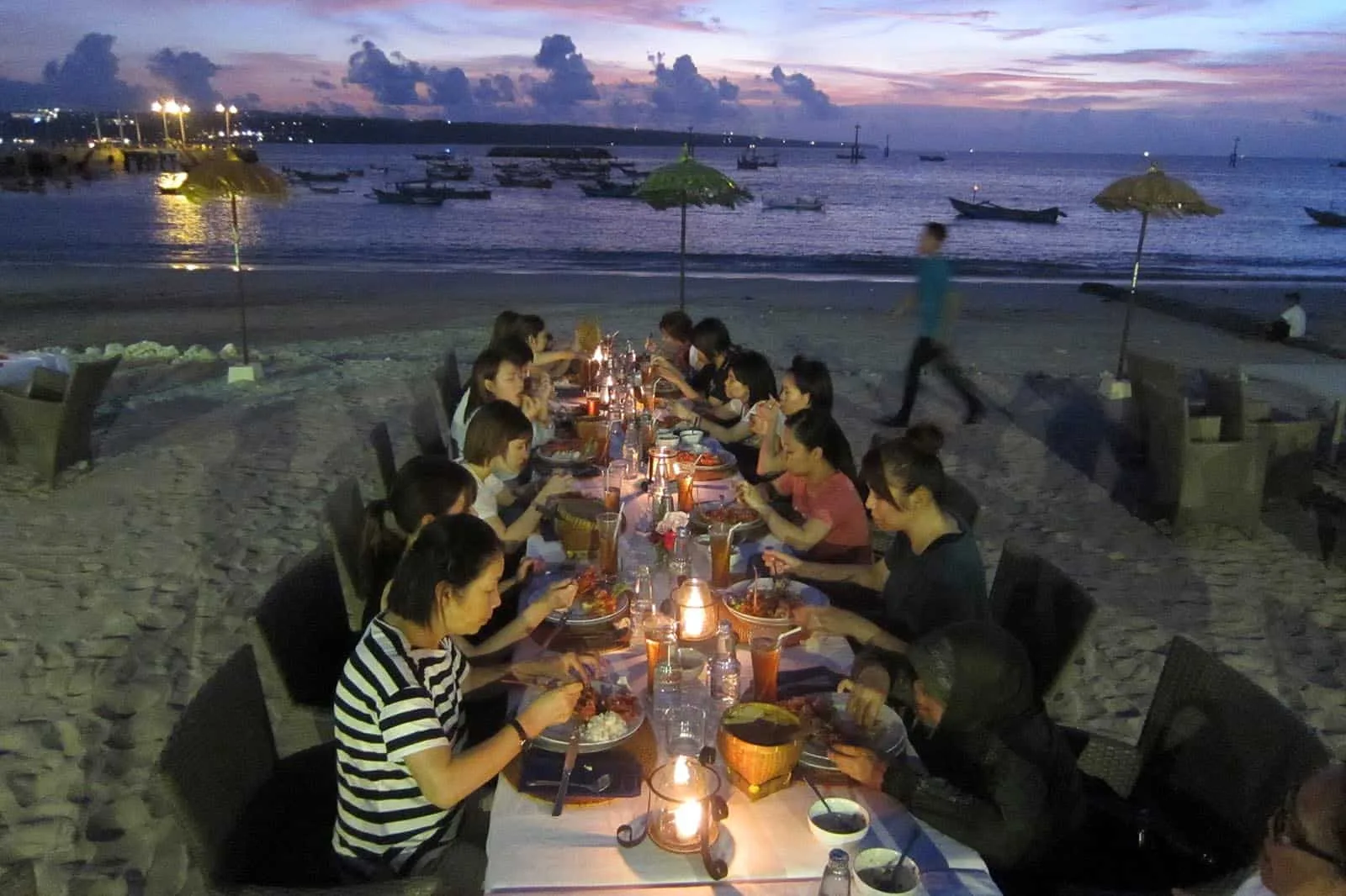 Beach Dinner With Ryubi Beauty School