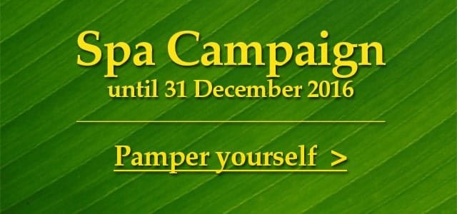 Spa Campaign until 31 Dec