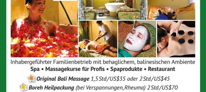 TUI Bali Spa Advertisement 2017 TUI Bali Spa Advertisement 2017