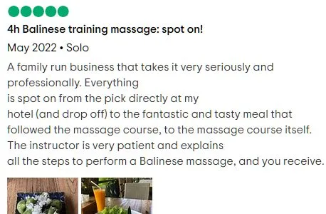 Super Comment On Bali Massage Course