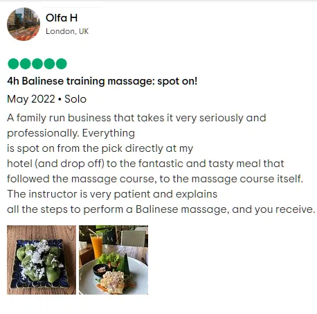 Super Comment On Bali Massage Course