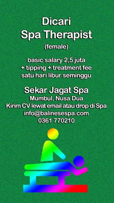 lowongan spa nusa dua